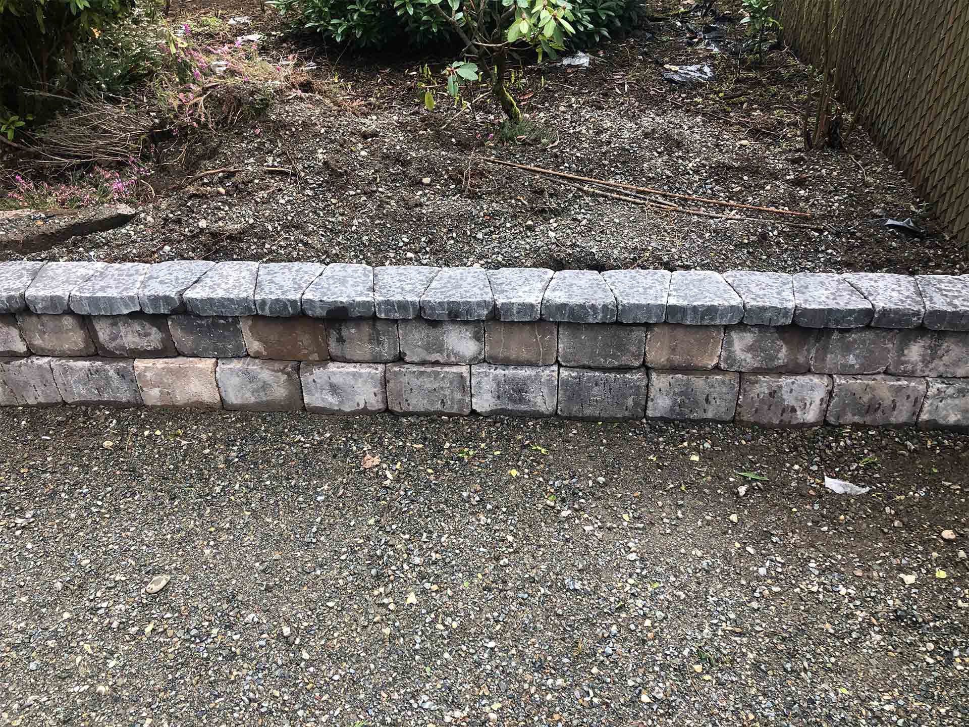 Tile stone wall - Lacey, WA - All You Need Landscaping