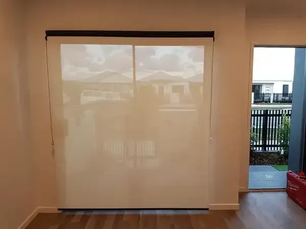 An Open Room With Orange Blinds — Another Blind Man In Buderim, QLD