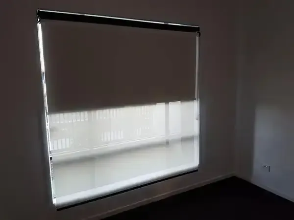 A Room With A Large Window With Blinds On It — Another Blind Man In Buderim, QLD