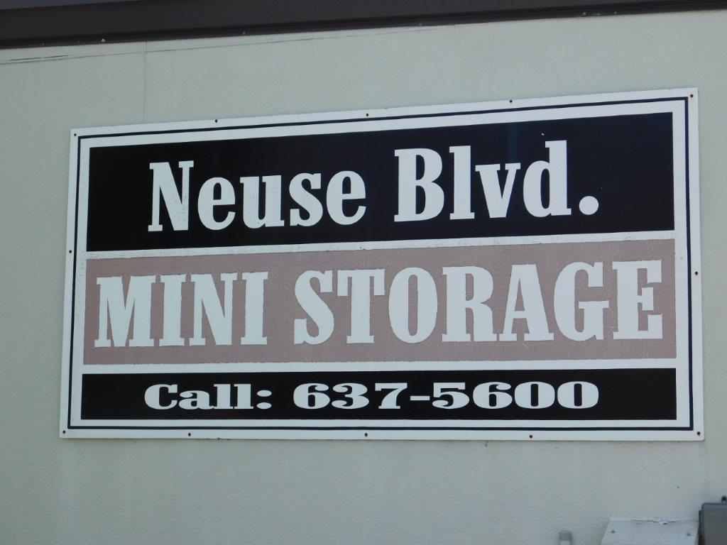 neuse blvd mini storage sign