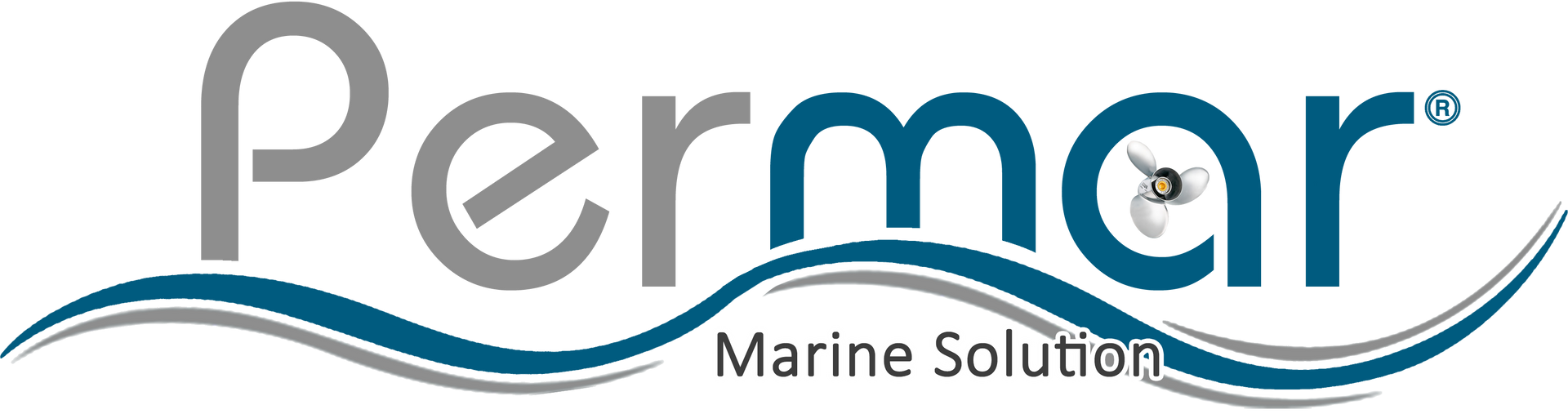 Un logo per un'azienda chiamata permar marine solution