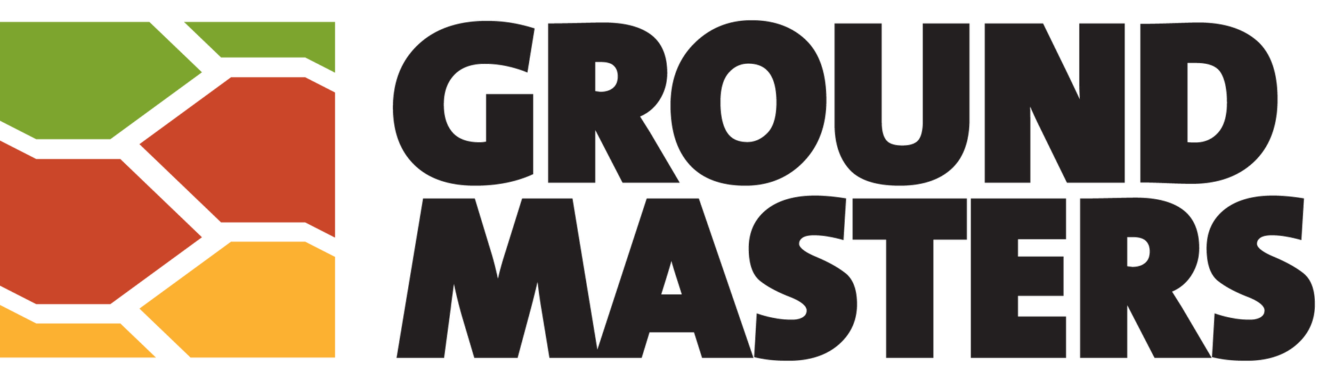 A logo for the ground masters soccer tournament