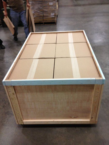 Box On Custom Wooden Crate — South Norwalk, CT — Commerce Packaging Corporation