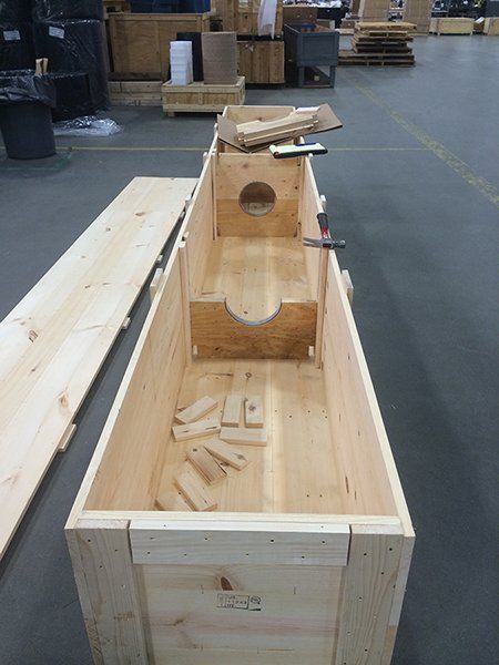 Custom Wood Crates — South Norwalk, CT — Commerce Packaging Corporation