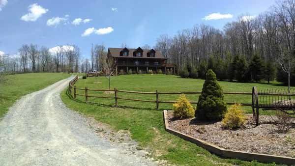 House And Large Backyard – Boone, NC – A Brush Above Painting