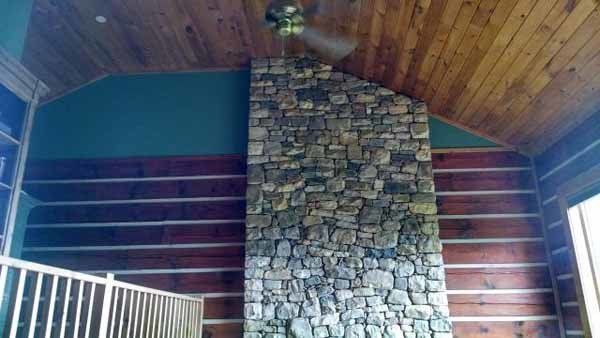 Stone Chimney – Boone, NC – A Brush Above Painting