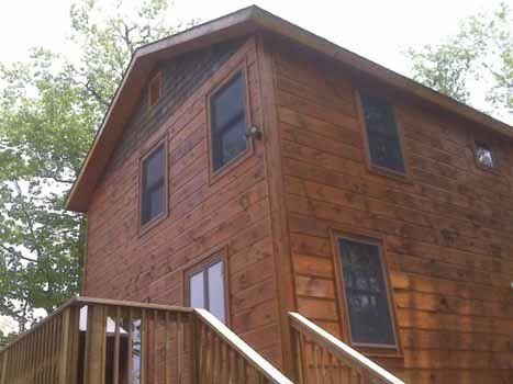 Large Brown Cabin – Boone, NC – A Brush Above Painting