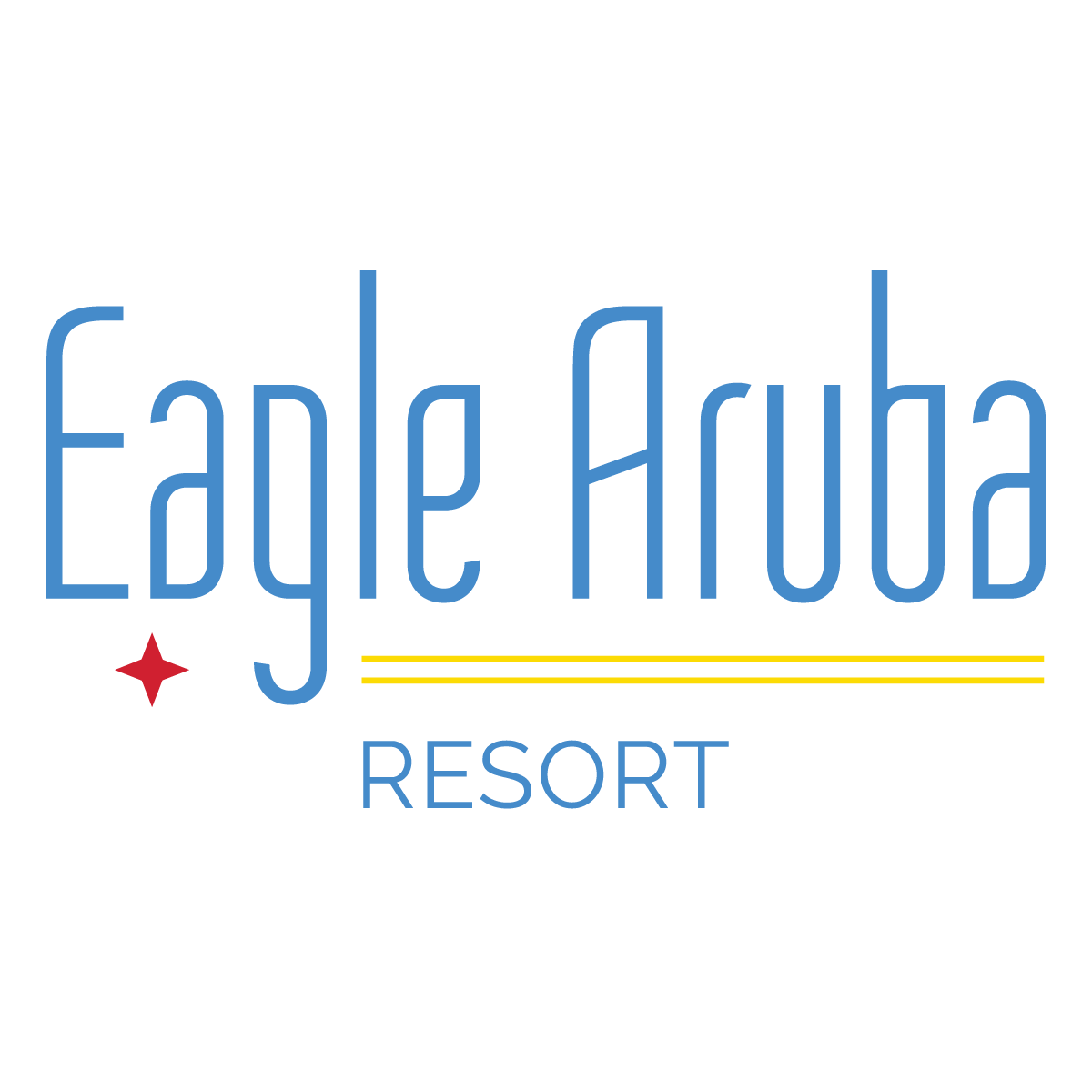 Eagle aruba resort logo on a white background