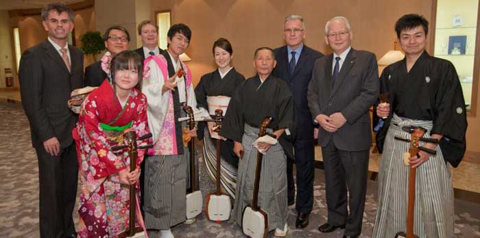 2013 Shinnenkai with Ambassador Mackenzie Clugston