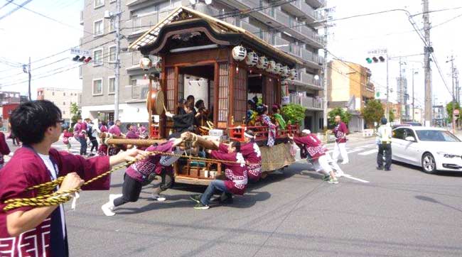 Traditional Japanese floats