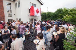 Canada Day party in Nagoya