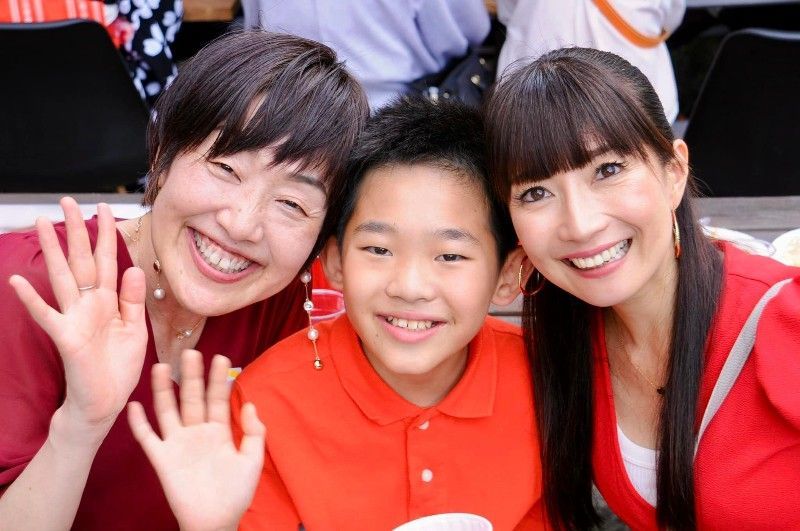 Jaoanese guests at Canada Day party in Nagoya