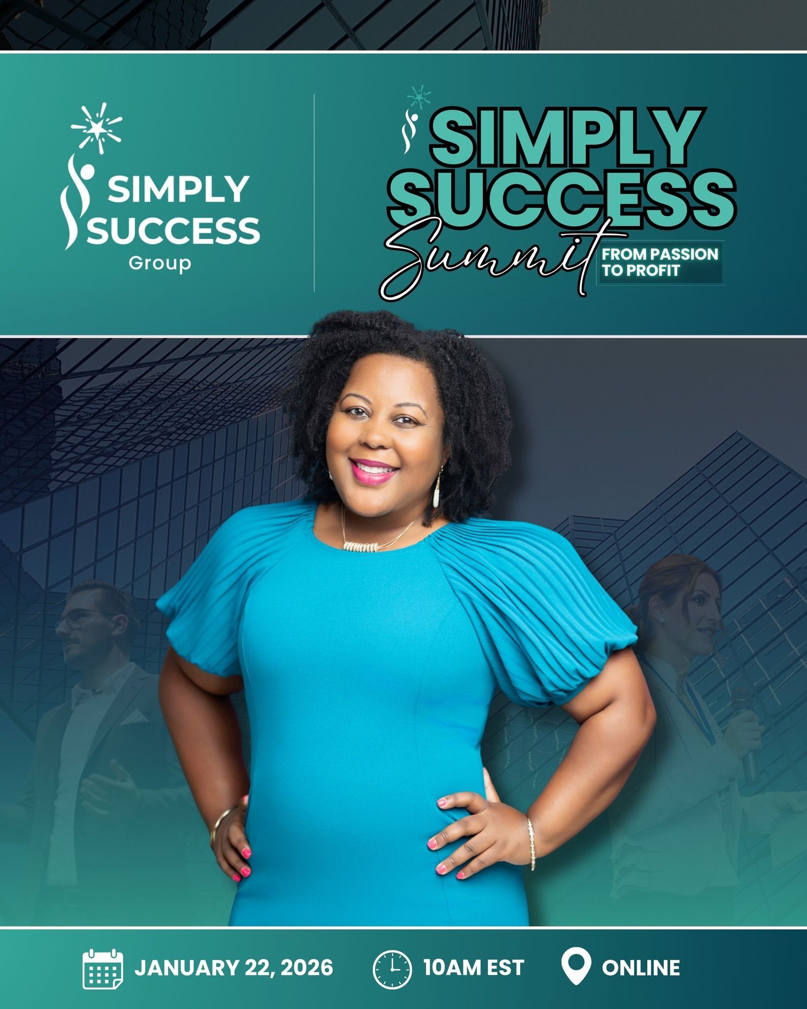 Philomena hosting “Simply Success”  event flyer