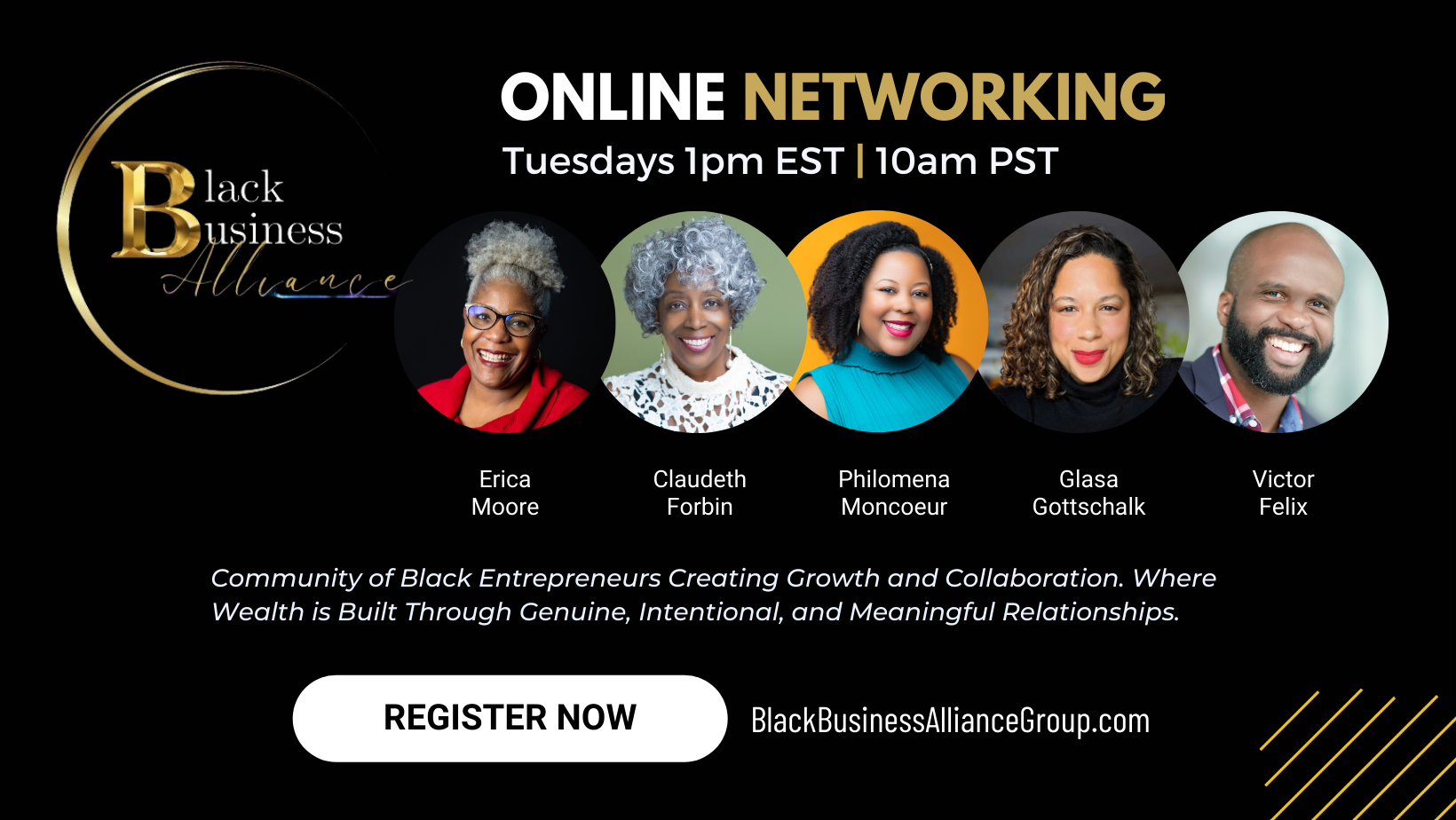 Black Business Alliance Weekly Networking Online