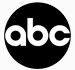 The abc logo is in a black circle on a white background.