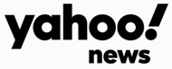 The yahoo news logo is black and white on a white background.