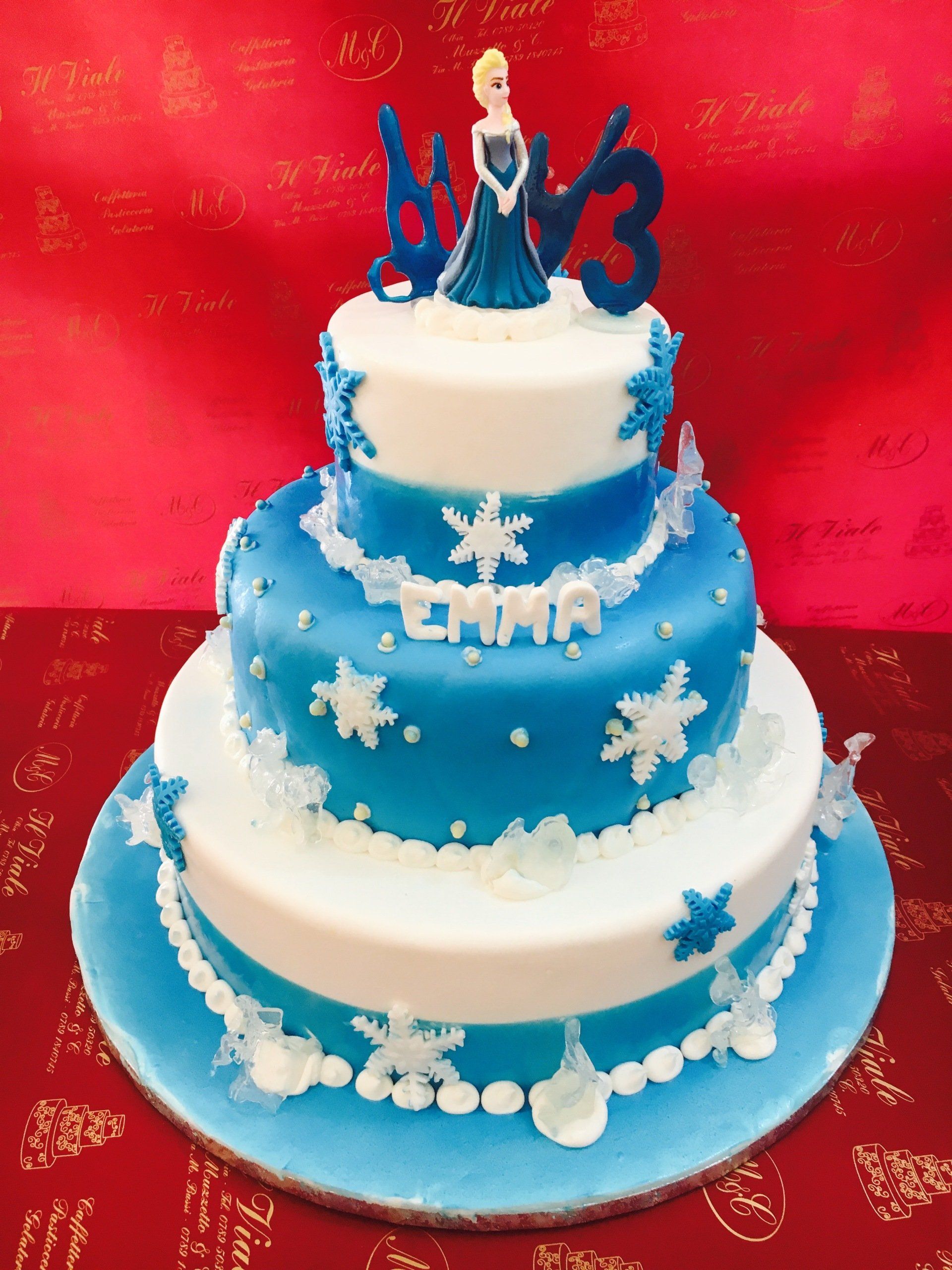 blue cake