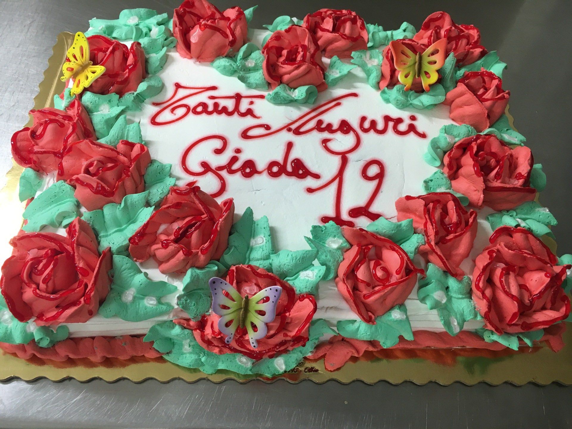 roses cake
