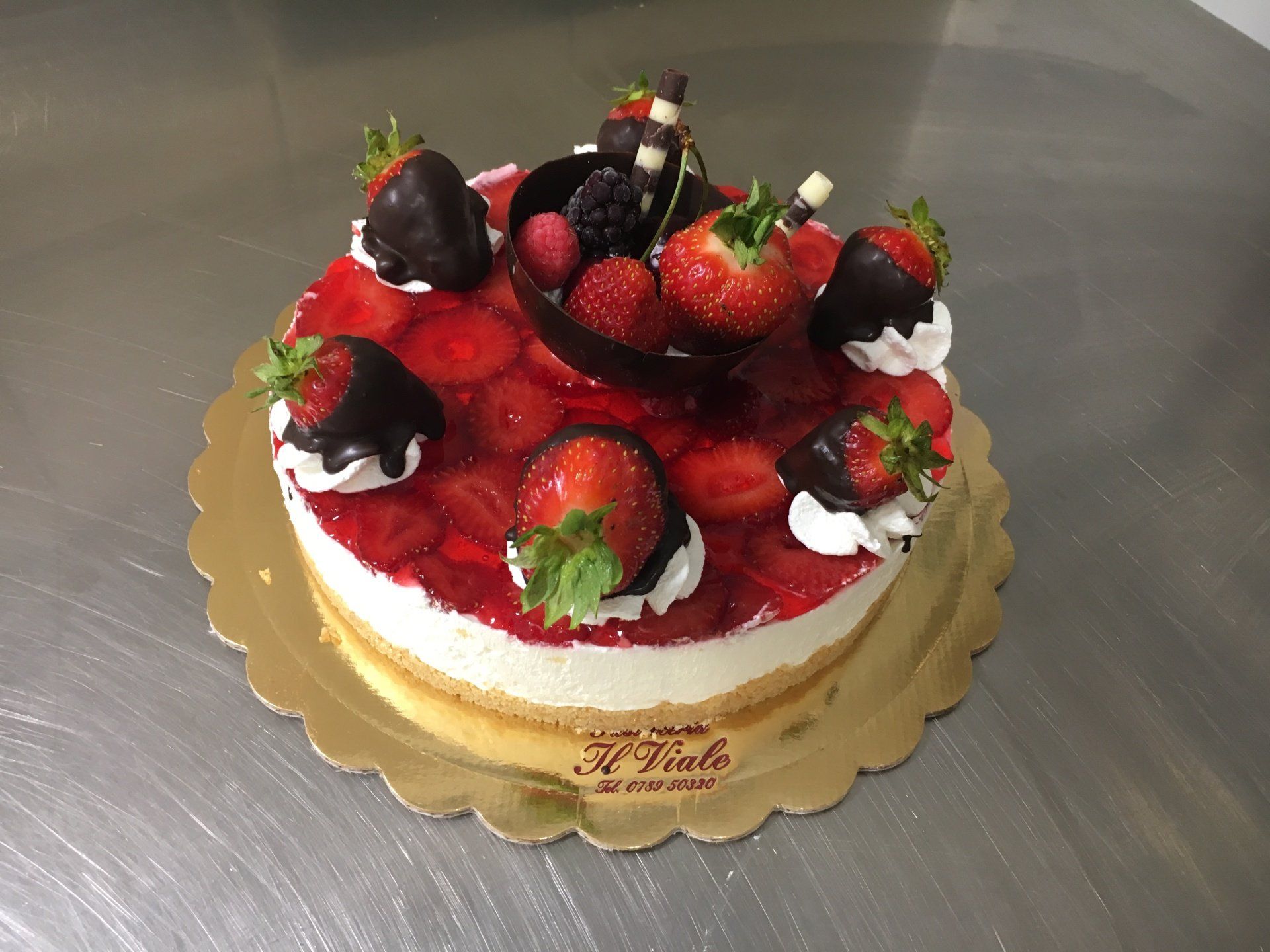 strawberry cake