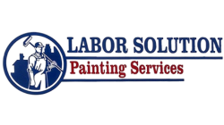 labor solution painting handyman services logo