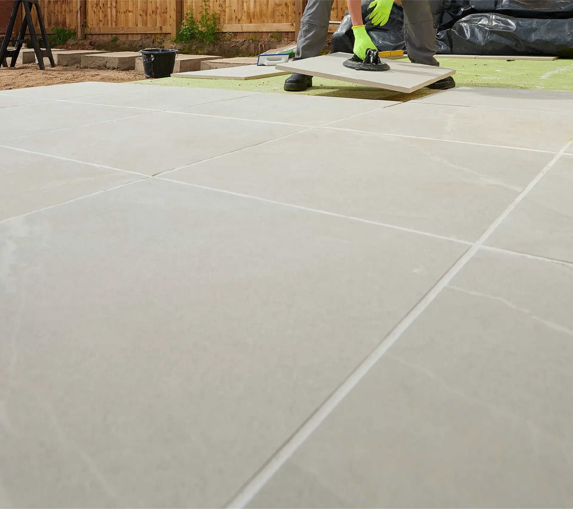 An attic with aluminum foil covering the ceiling