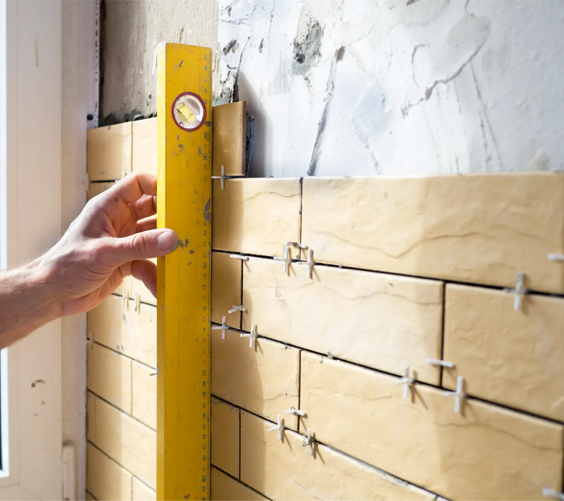 An attic with aluminum foil covering the ceiling