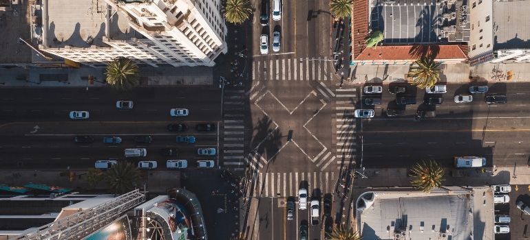 intersection on the city