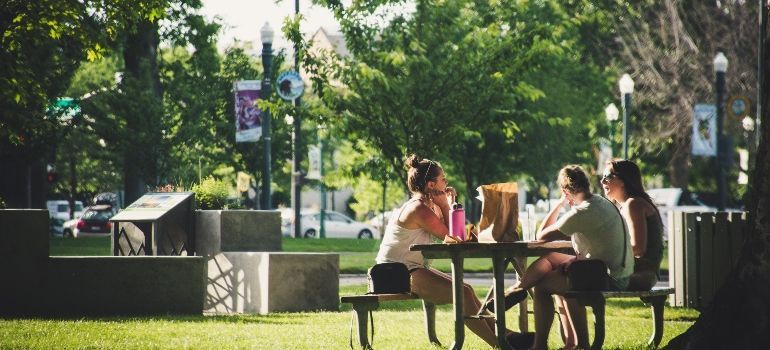 People in the park