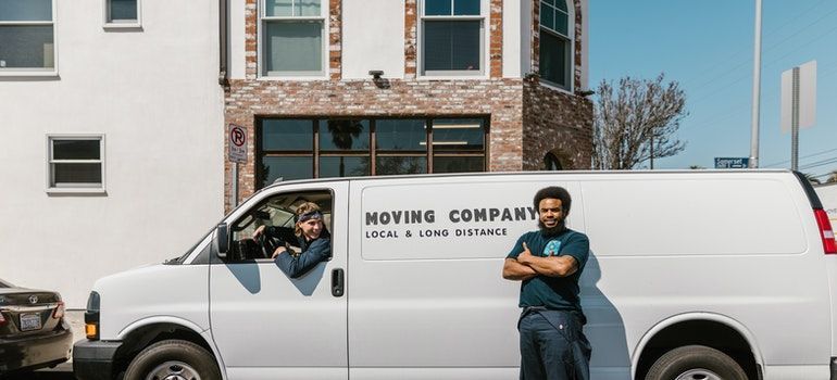 two guys and a moving van