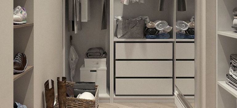 white closet