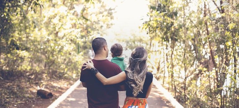 Parents with a small child