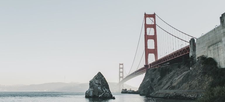 The San Francisko Golden Gate bridge