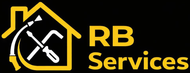 RB Services logo with house outline and tools