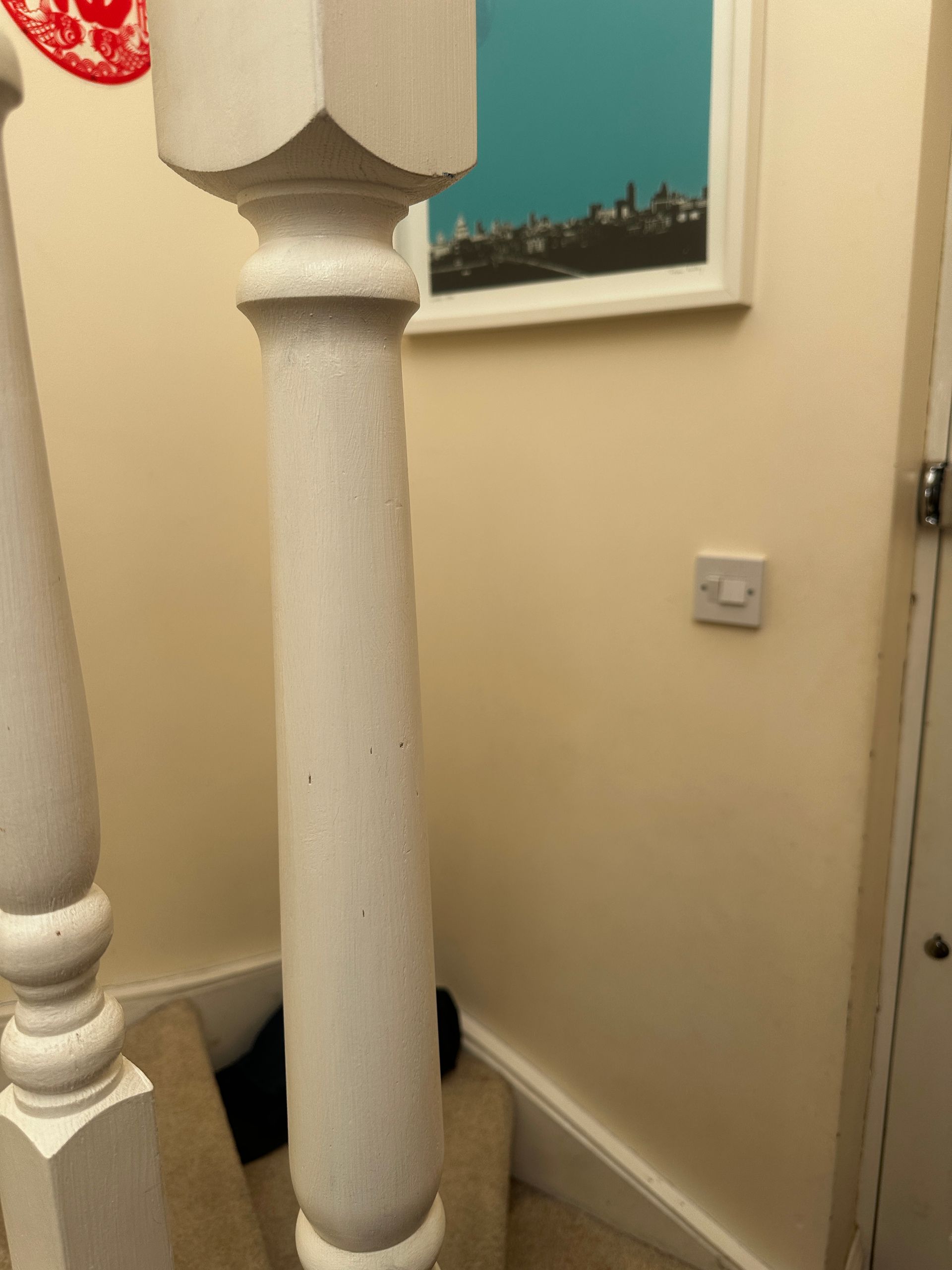 Bannister cleaning - afte