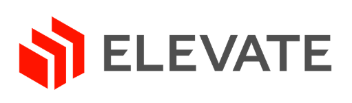 Elevate roofing systems logo, authorized commercial partner for Bloyer & Sons Inc. in Wichita, KS.