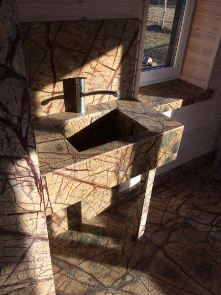 Akmens virsmas vannas istabai | Dabīgais akmens, SIA