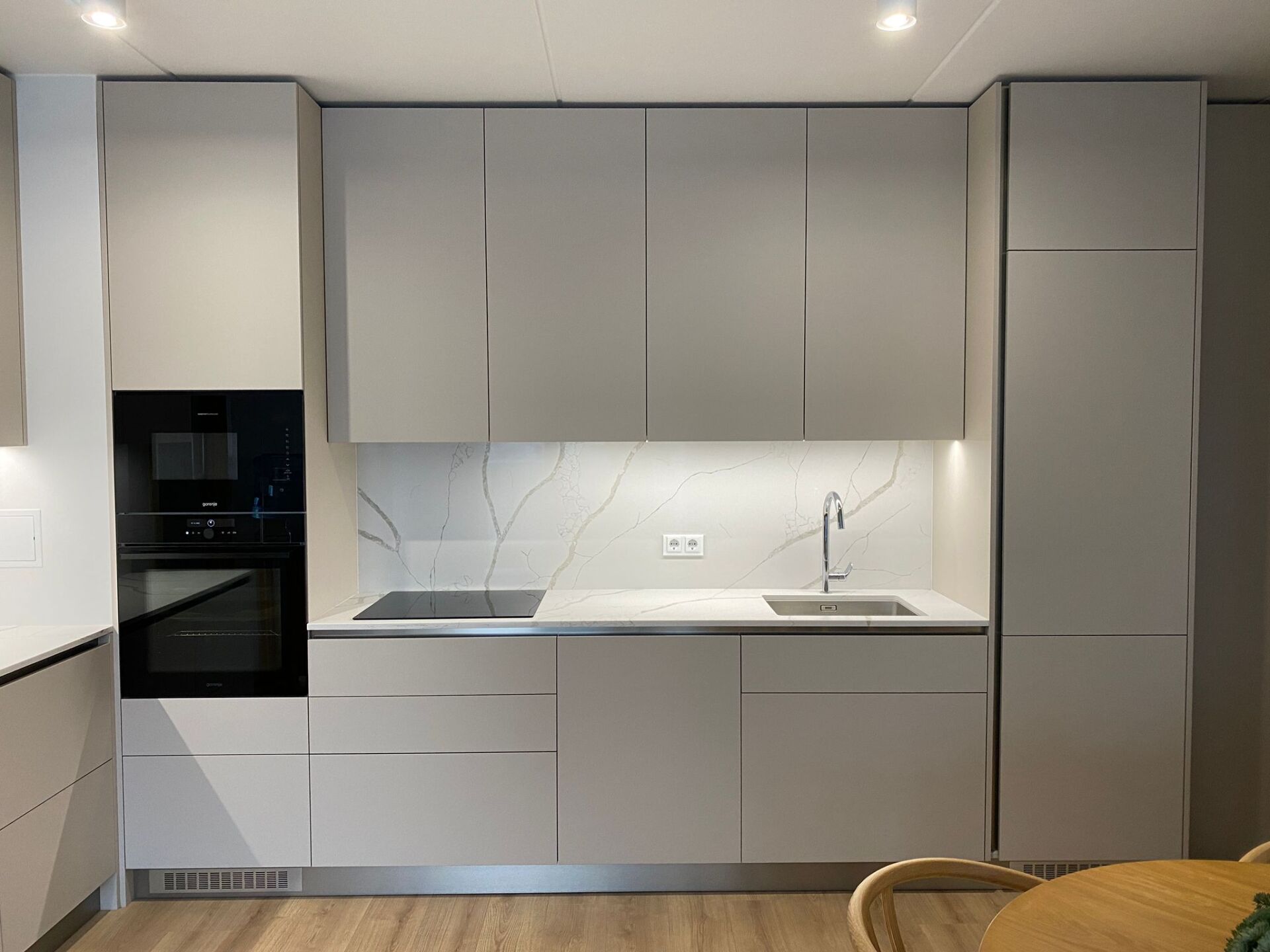 Crystal Calacatta Silva Technstone virtuves darba virsma, Rīga