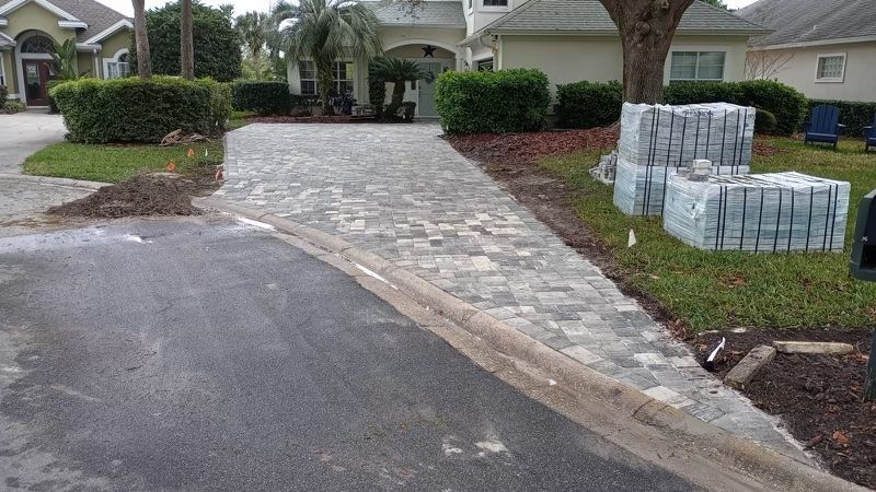 Paver Driveways and Paver Patios in St. Augustine Shores, FL