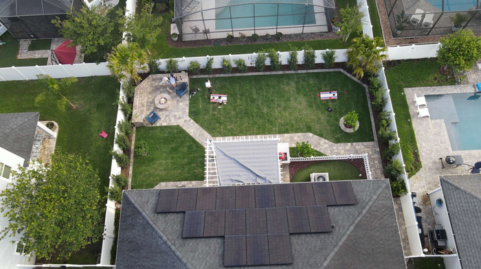 Outdoor Transformations installed Tremron pavers in St. Augustine, FL, for a strong and stylish driveway.