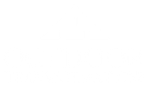 The outdoor transformations logo is black and white and looks like a brick wall.