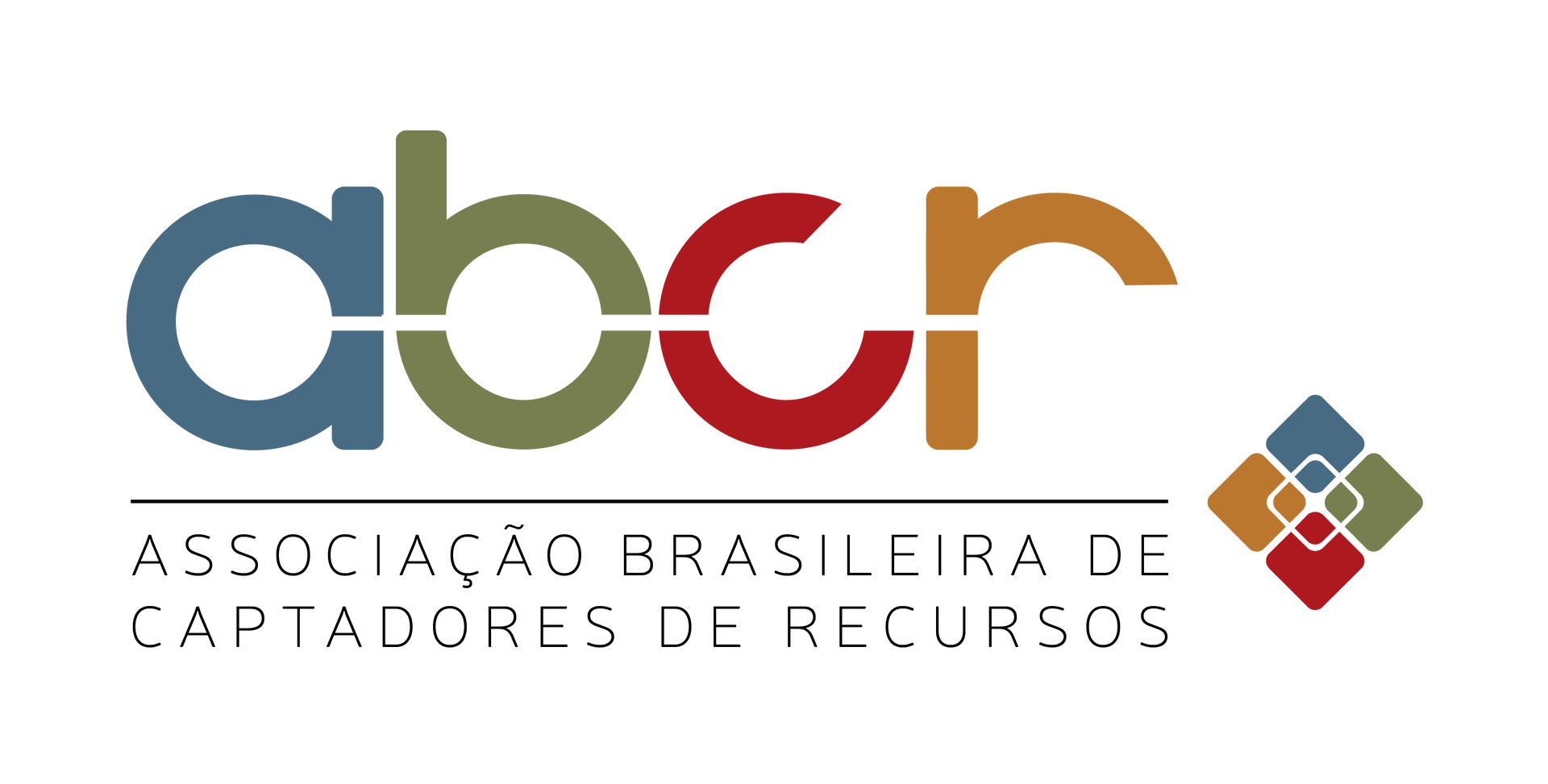 Um logotipo colorido para uma empresa chamada abcr