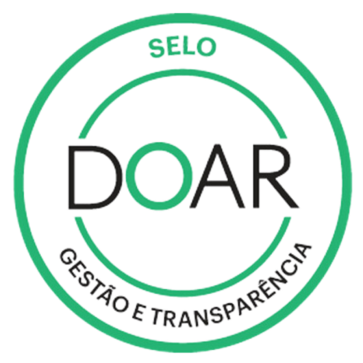 Green circular seal with the word 