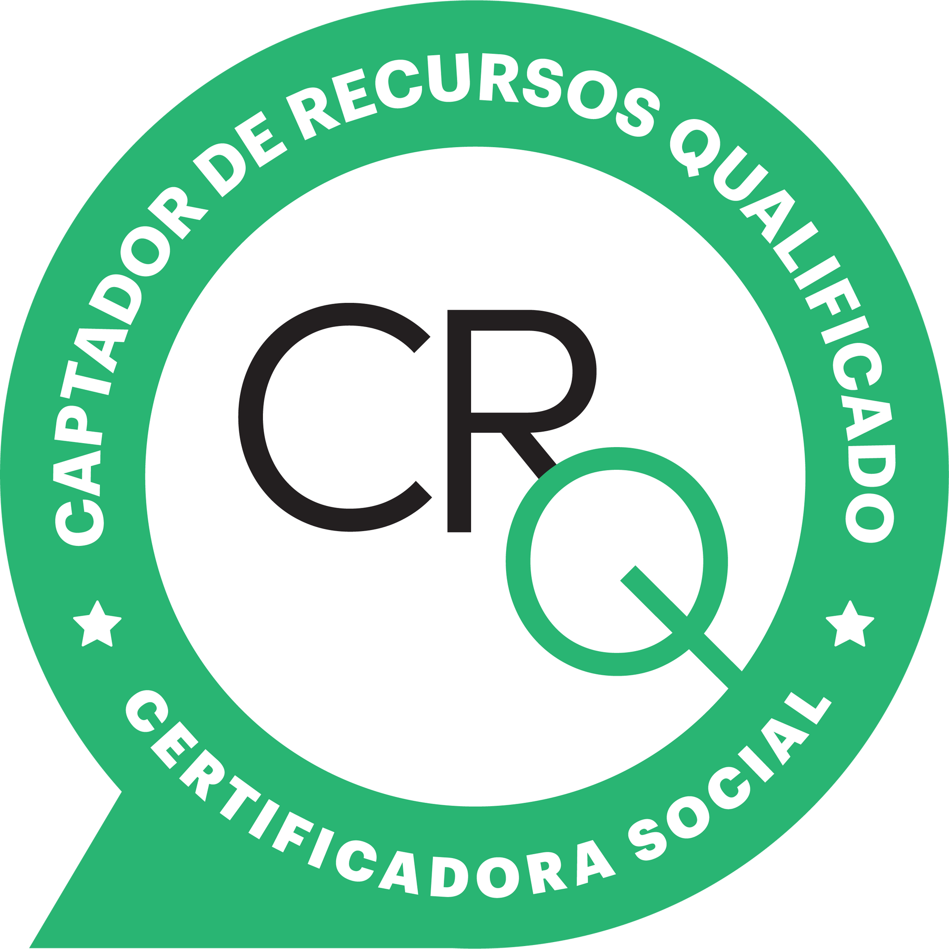 Logo Selo de captador de recursos qualificado
