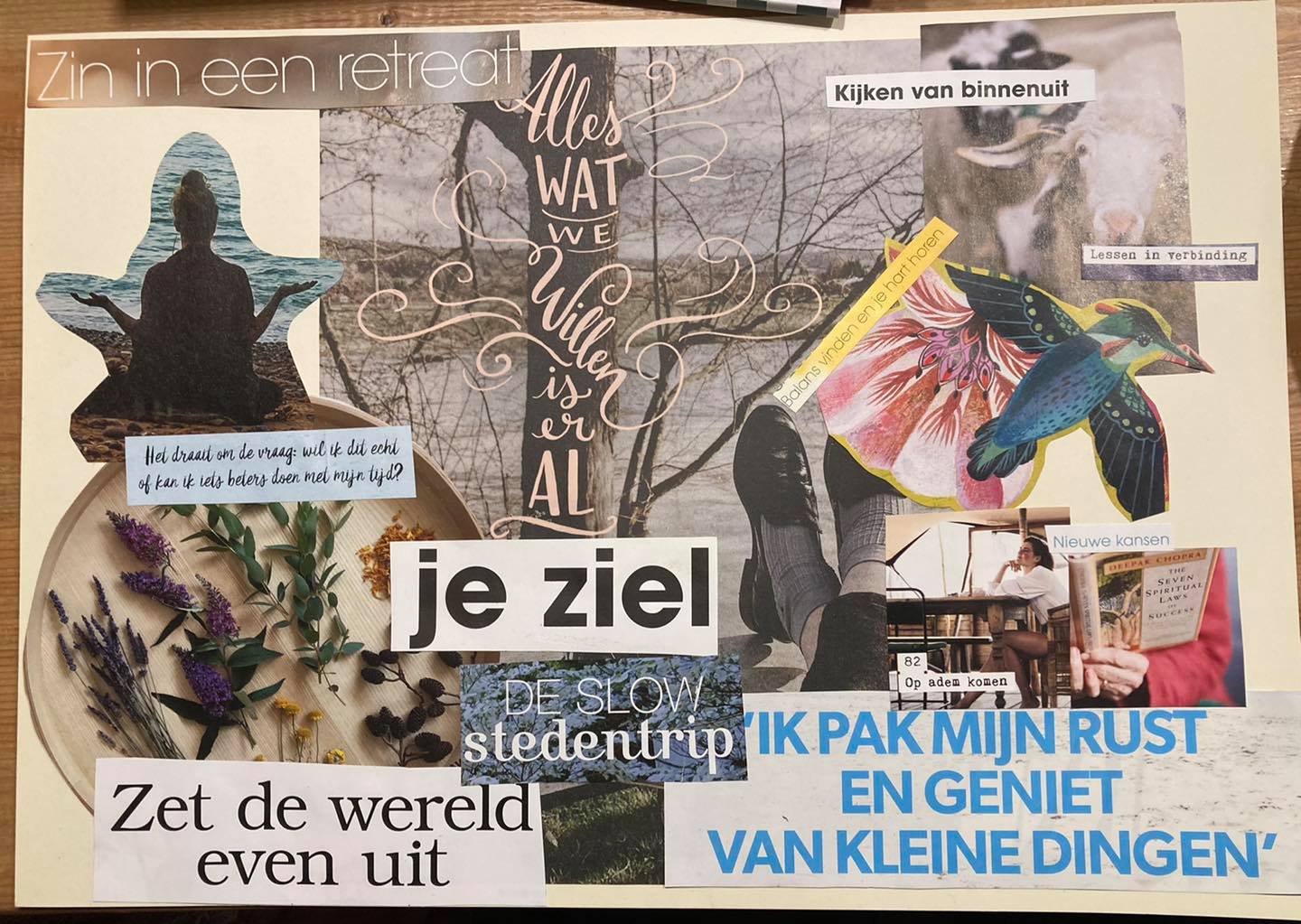 collage van de ziel