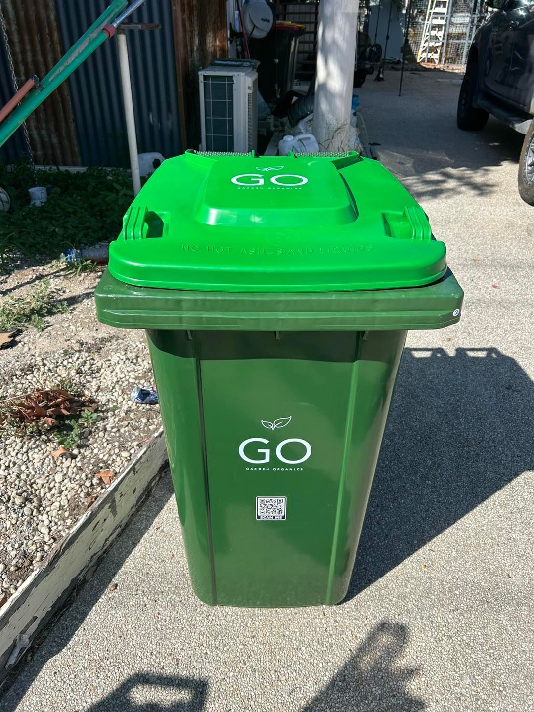 Orange Utility Truck With Crane on the Flatbed — Bob’s Trailer Trash in Yeppoon, QLD