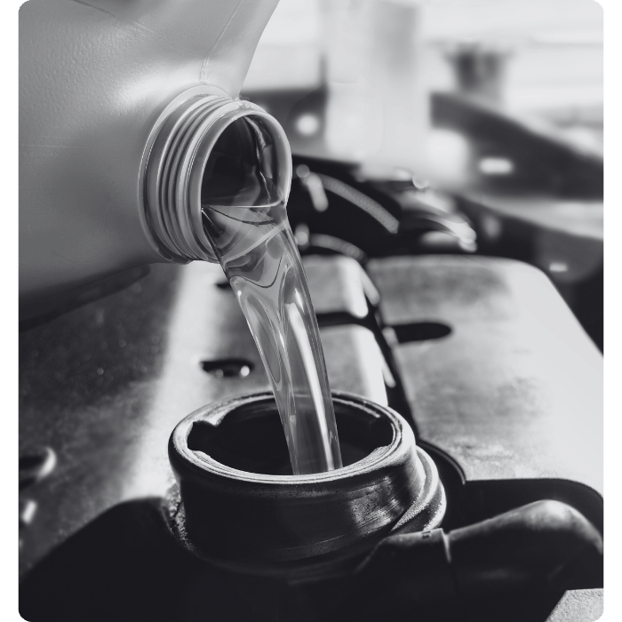 PRECISE OIL SERVICE USING OEM FILTERS aND FLUIDS