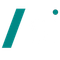 A green letter i with a circle in the middle on a white background.
