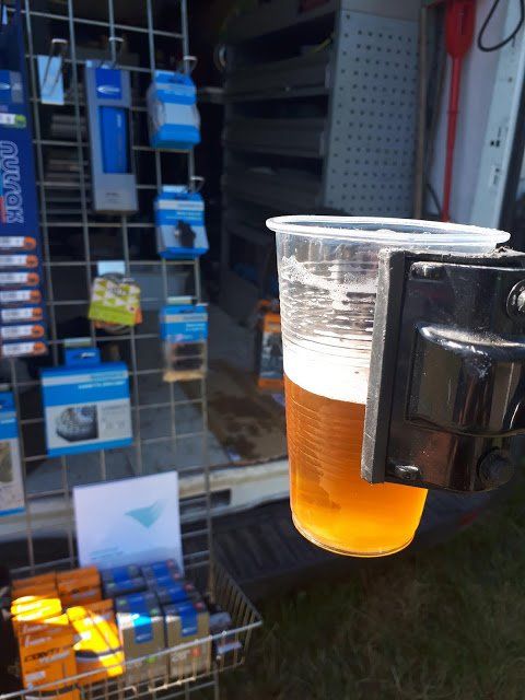 Free ale from Malt the Brewery for riders and mechanics