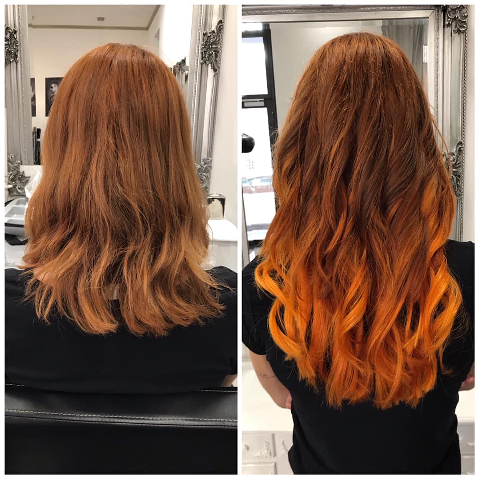 Haare vorher nachher