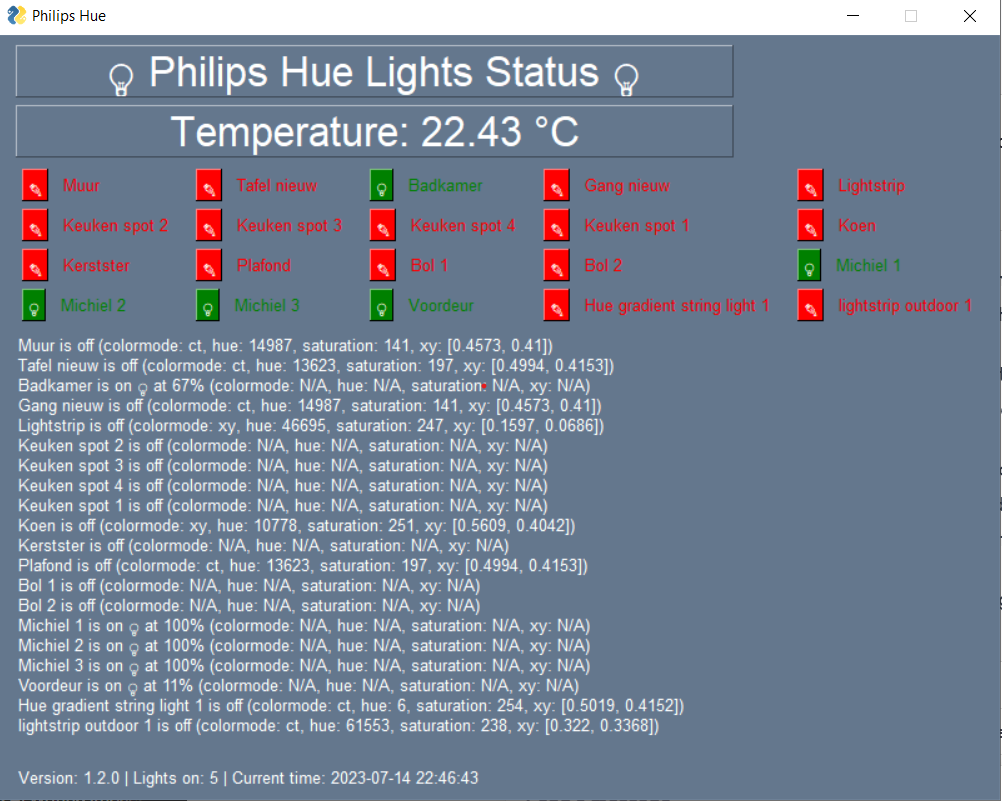 Philips Hue Python app build with ChatGPT